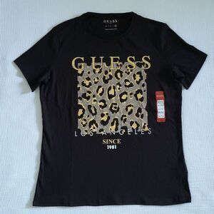 Guess❓Black🖤 Leopard🐆 Print Graphic Tee👕 - NWT